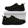 Boo Ghost Pattern Print Black Sneakers