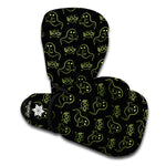 Boo Ghost Pattern Print Boxing Gloves