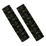 Boo Ghost Pattern Print Car Seat Belt Covers