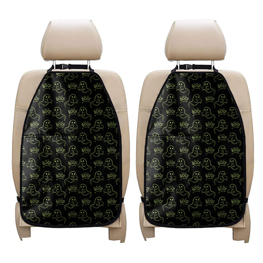 Boo Ghost Pattern Print Car Seat Organizers