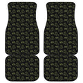 Boo Ghost Pattern Print Front and Back Car Floor Mats