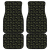 Boo Ghost Pattern Print Front and Back Car Floor Mats