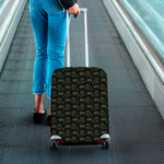 Boo Ghost Pattern Print Luggage Cover