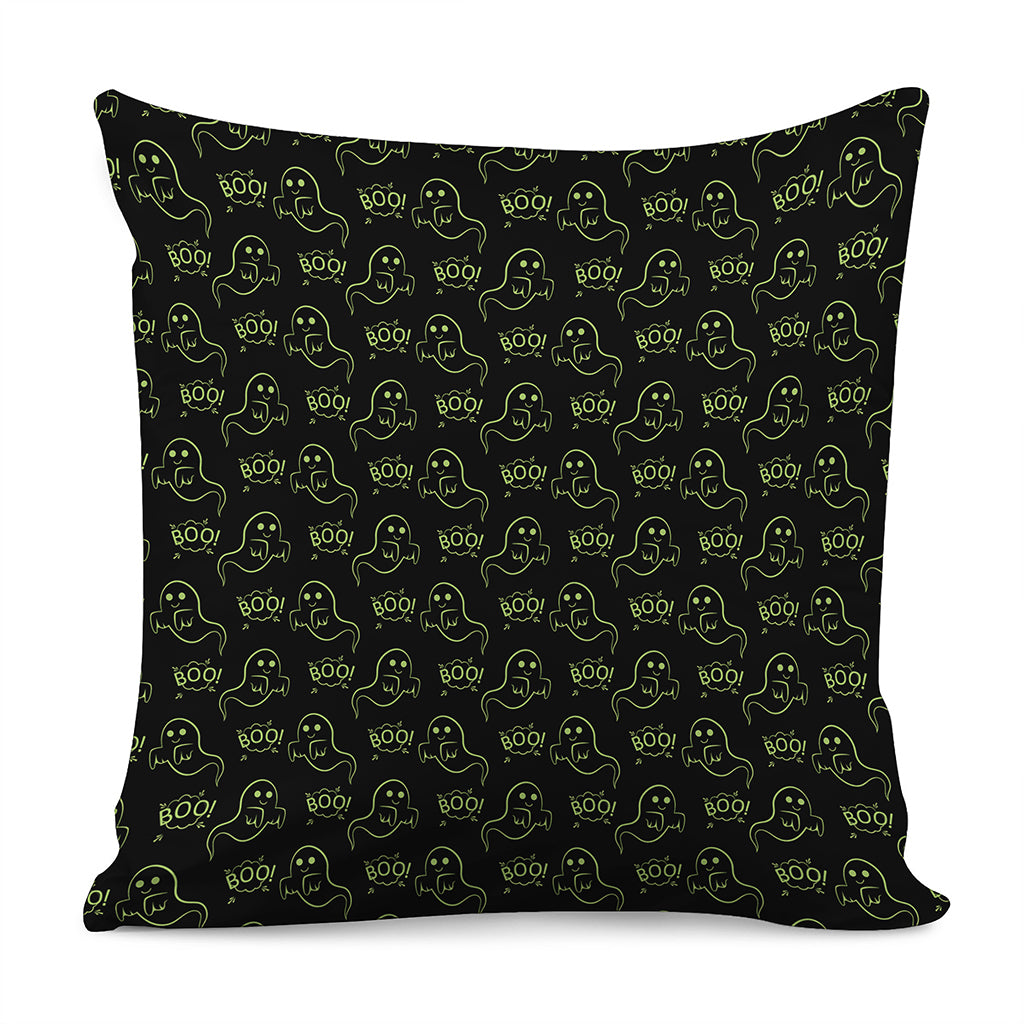Boo Ghost Pattern Print Pillow Cover
