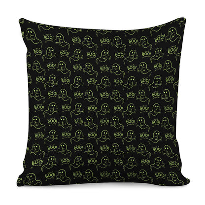 Boo Ghost Pattern Print Pillow Cover
