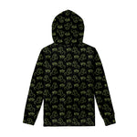 Boo Ghost Pattern Print Pullover Hoodie