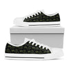 Boo Ghost Pattern Print White Low Top Shoes