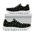 Boo Ghost Pattern Print White Running Shoes