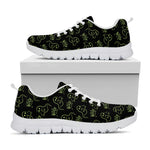 Boo Ghost Pattern Print White Sneakers