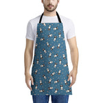 Boston Terrier With Glasses Print Apron