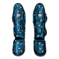 Boston Terrier With Glasses Print Muay Thai Shin Guards