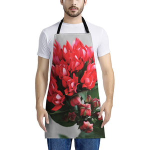 Bouvardia Flower Print Apron