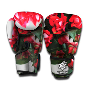 Bouvardia Flower Print Boxing Gloves