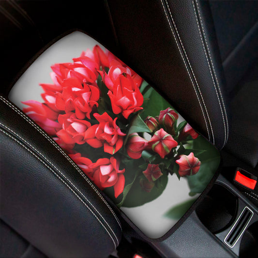 Bouvardia Flower Print Car Center Console Cover