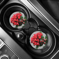 Bouvardia Flower Print Car Coasters