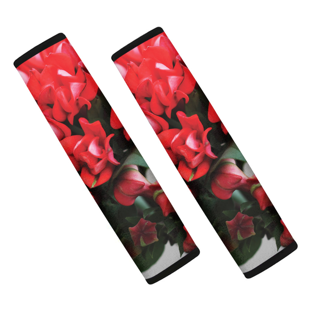Bouvardia Flower Print Car Seat Belt Covers