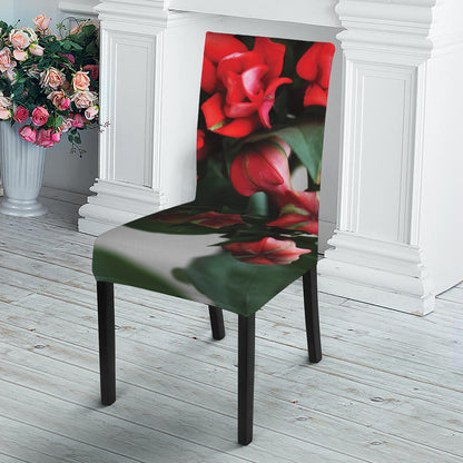 Bouvardia Flower Print Dining Chair Slipcover