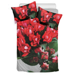 Bouvardia Flower Print Duvet Cover Bedding Set