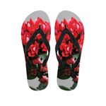 Bouvardia Flower Print Flip Flops