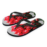 Bouvardia Flower Print Flip Flops