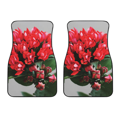 Bouvardia Flower Print Front Car Floor Mats