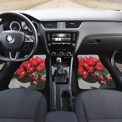 Bouvardia Flower Print Front Car Floor Mats