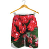Bouvardia Flower Print Men's Shorts