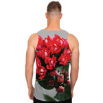 Bouvardia Flower Print Men's Tank Top