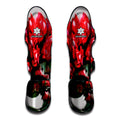 Bouvardia Flower Print Muay Thai Shin Guards