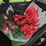 Bouvardia Flower Print Pet Car Back Seat Cover