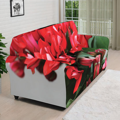 Bouvardia Flower Print Sofa Cover