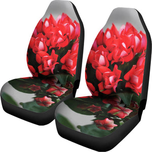 Bouvardia Flower Print Universal Fit Car Seat Covers