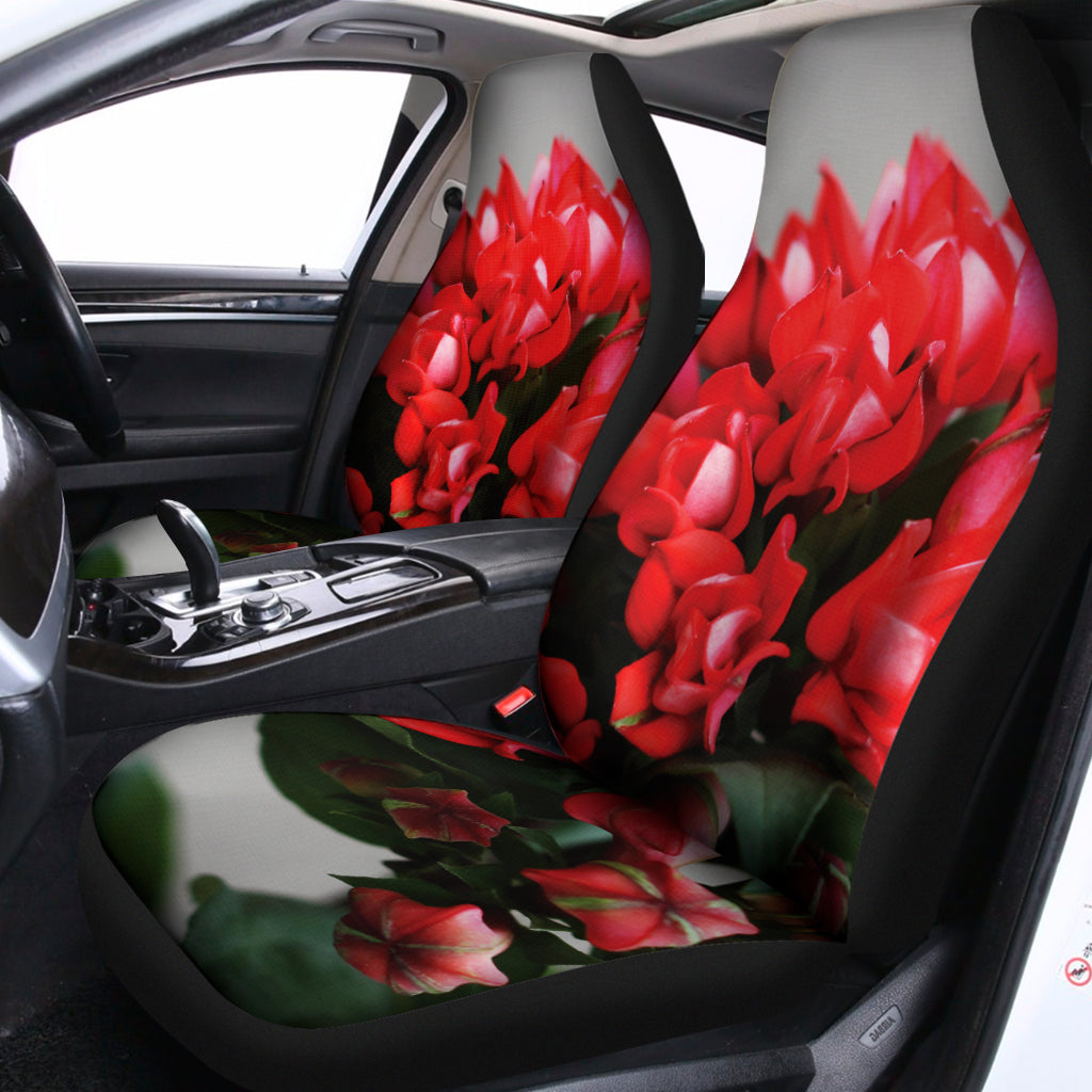 Bouvardia Flower Print Universal Fit Car Seat Covers