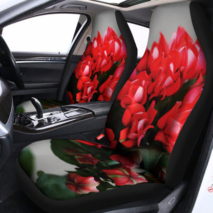 Bouvardia Flower Print Universal Fit Car Seat Covers