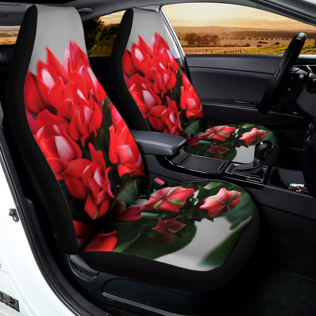 Bouvardia Flower Print Universal Fit Car Seat Covers