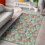 Bouvardia Pattern Print Area Rug