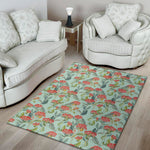 Bouvardia Pattern Print Area Rug