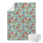 Bouvardia Pattern Print Blanket
