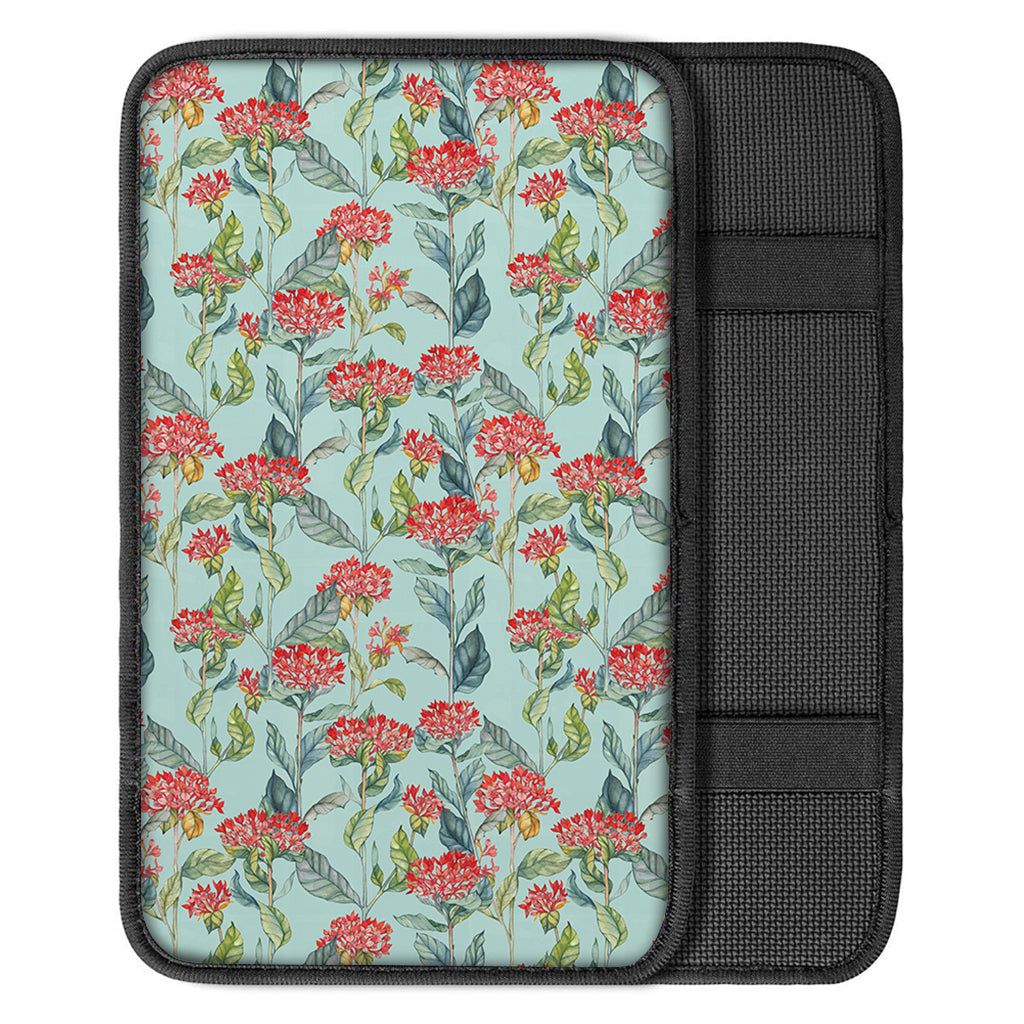 Bouvardia Pattern Print Car Center Console Cover