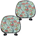 Bouvardia Pattern Print Car Headrest Covers