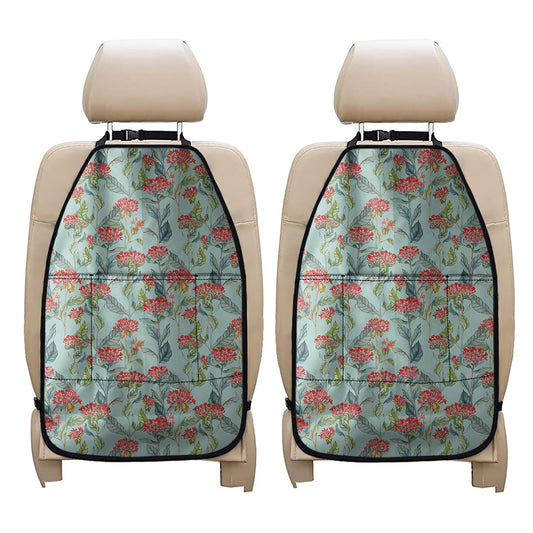 Bouvardia Pattern Print Car Seat Organizers