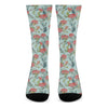 Bouvardia Pattern Print Crew Socks