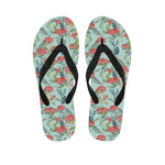 Bouvardia Pattern Print Flip Flops