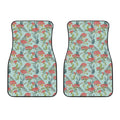 Bouvardia Pattern Print Front Car Floor Mats