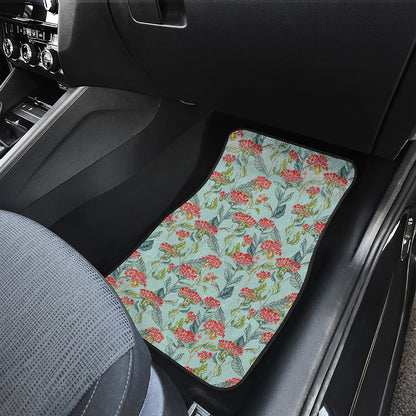 Bouvardia Pattern Print Front Car Floor Mats