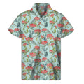 Bouvardia Pattern Print Men's Short Sleeve Shirt