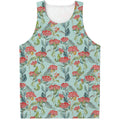 Bouvardia Pattern Print Men's Tank Top
