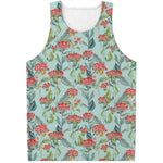 Bouvardia Pattern Print Men's Tank Top