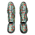 Bouvardia Pattern Print Muay Thai Shin Guards