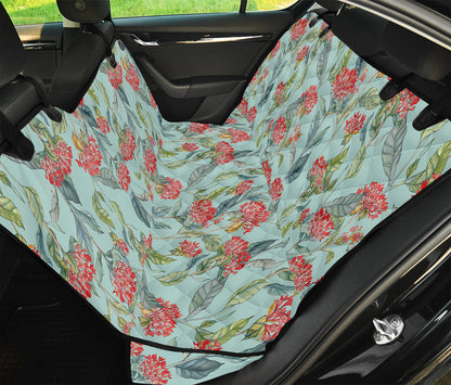 Bouvardia Pattern Print Pet Car Back Seat Cover